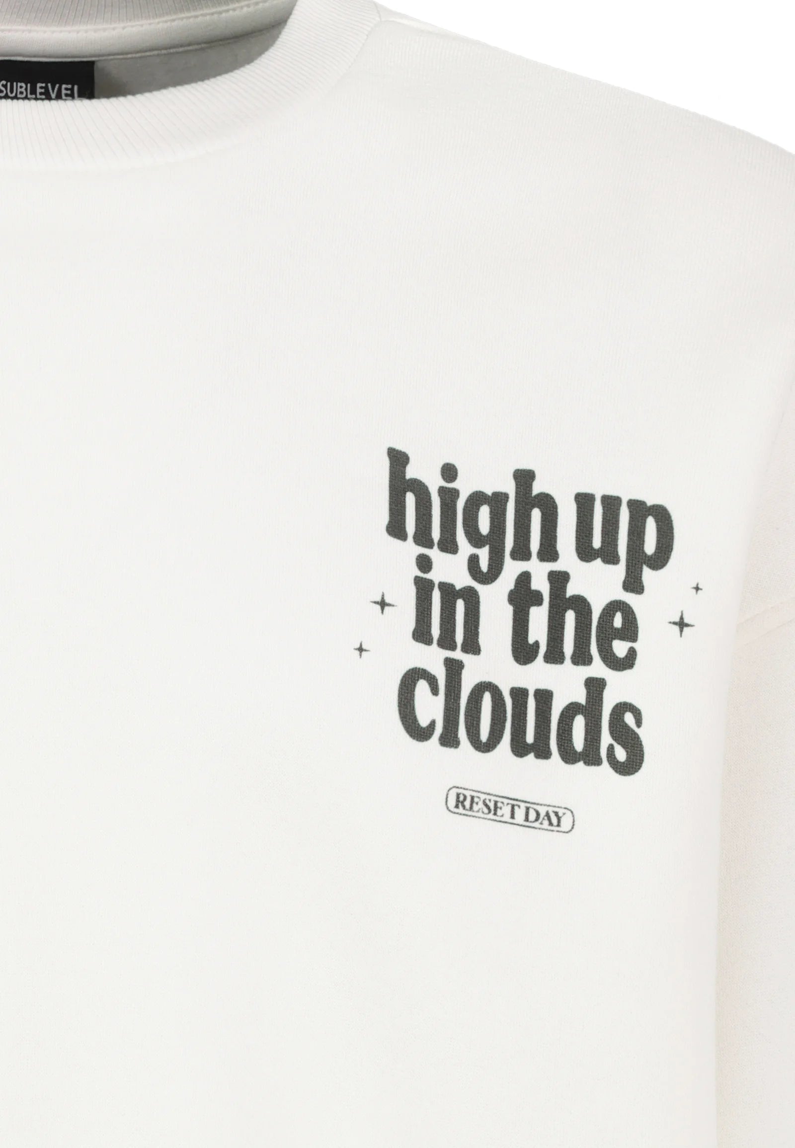 MIT MOTIVIERENDEN PRINT - Sweatshirt - white