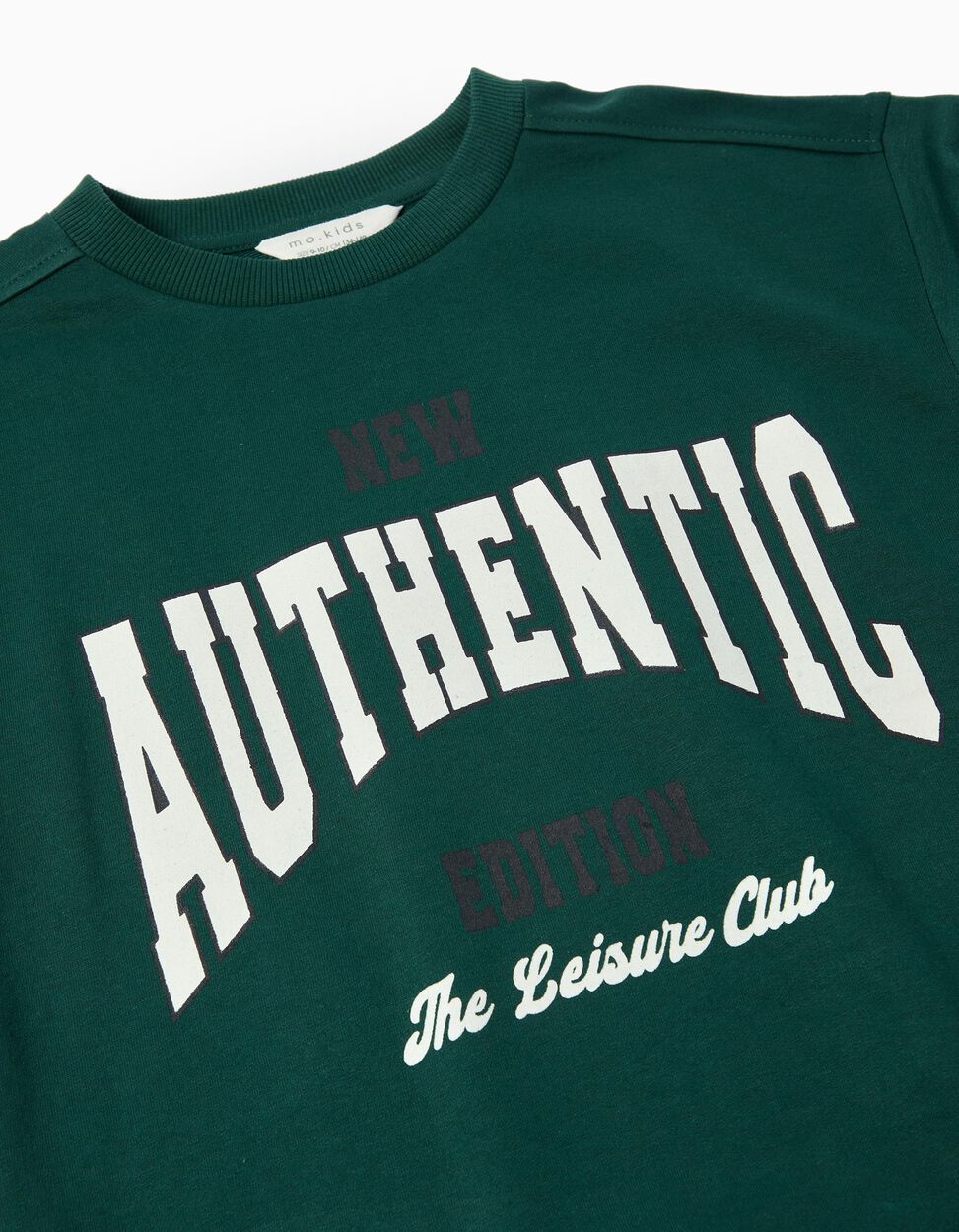 Green Boy's Plush Sweatshirt