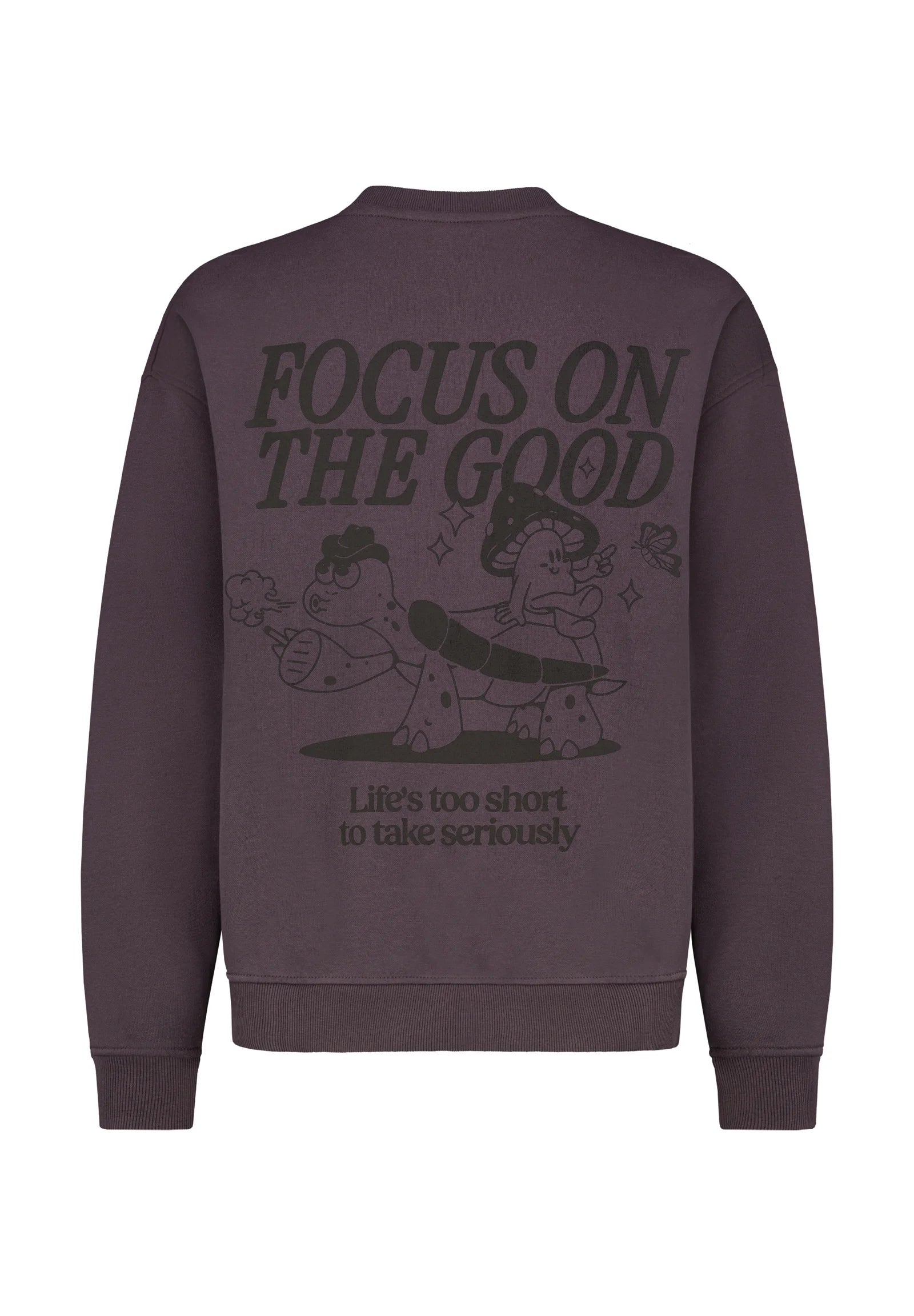 MIT MOTIVIERENDEN PRINT - Sweatshirt - PURPLE
