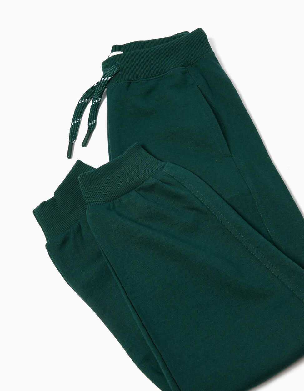 Boys' Green Plush Jogging Pants
