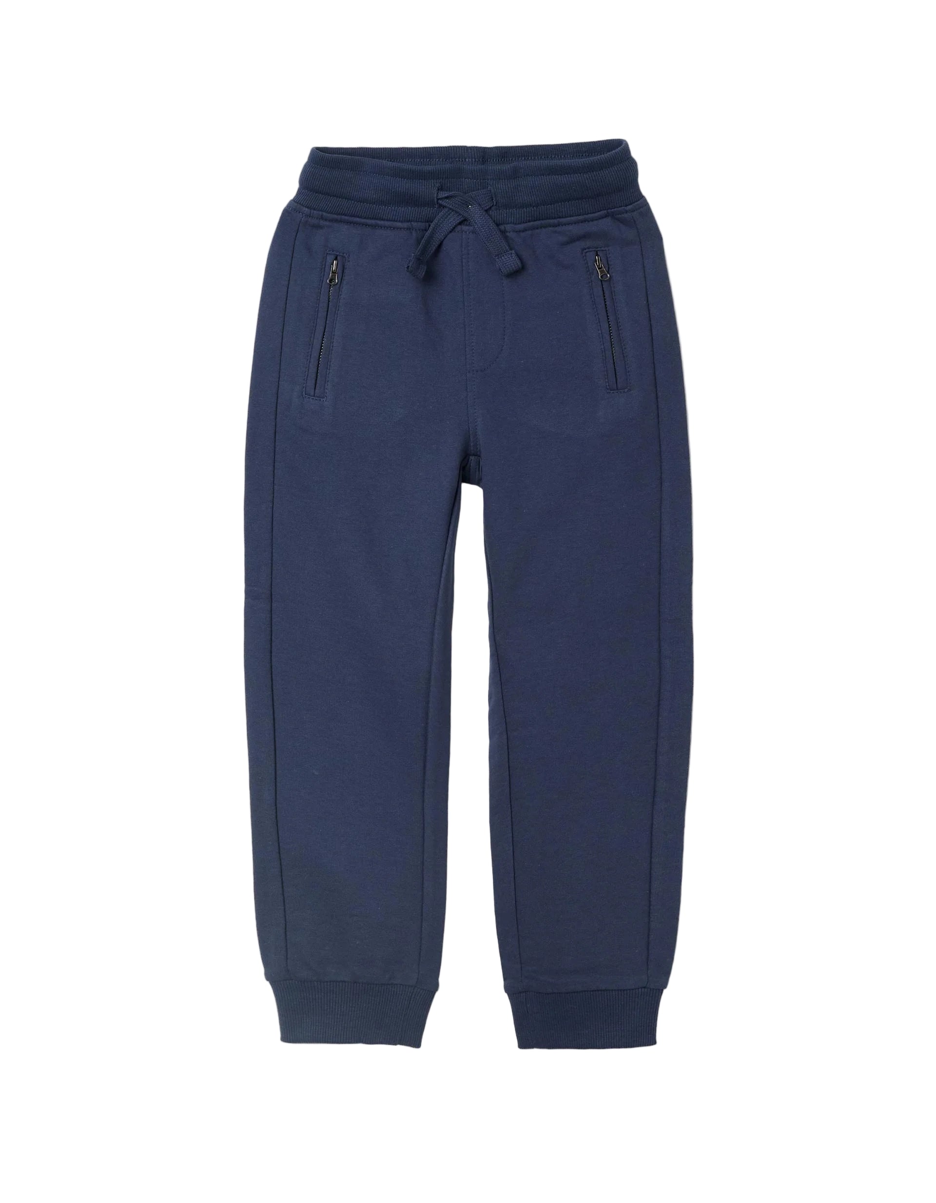 Boys' Slim Joggers with Sealed Pockets, Dark Blue