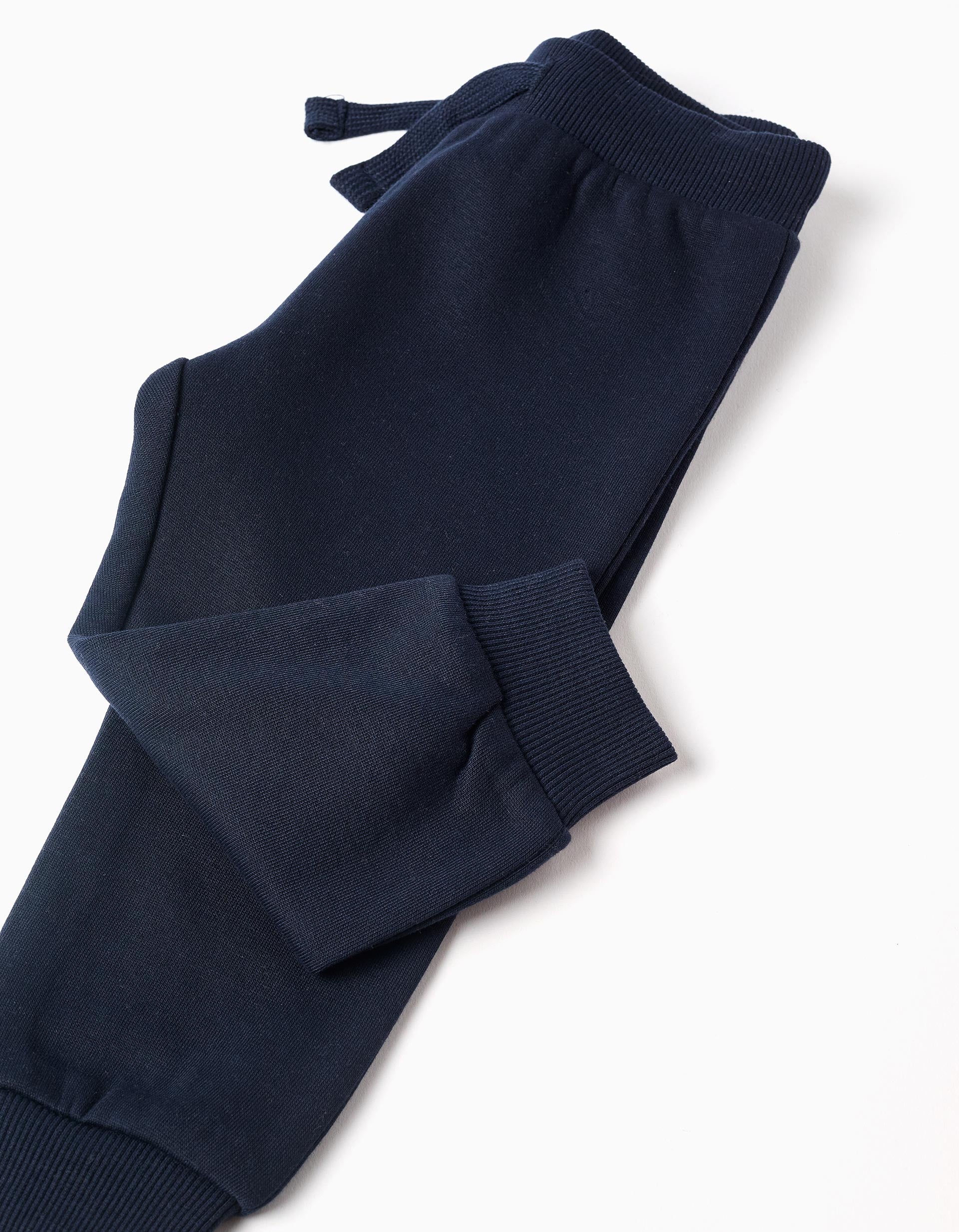 Carded Jacket and Pants Set for Baby Boy, Orange/Blue