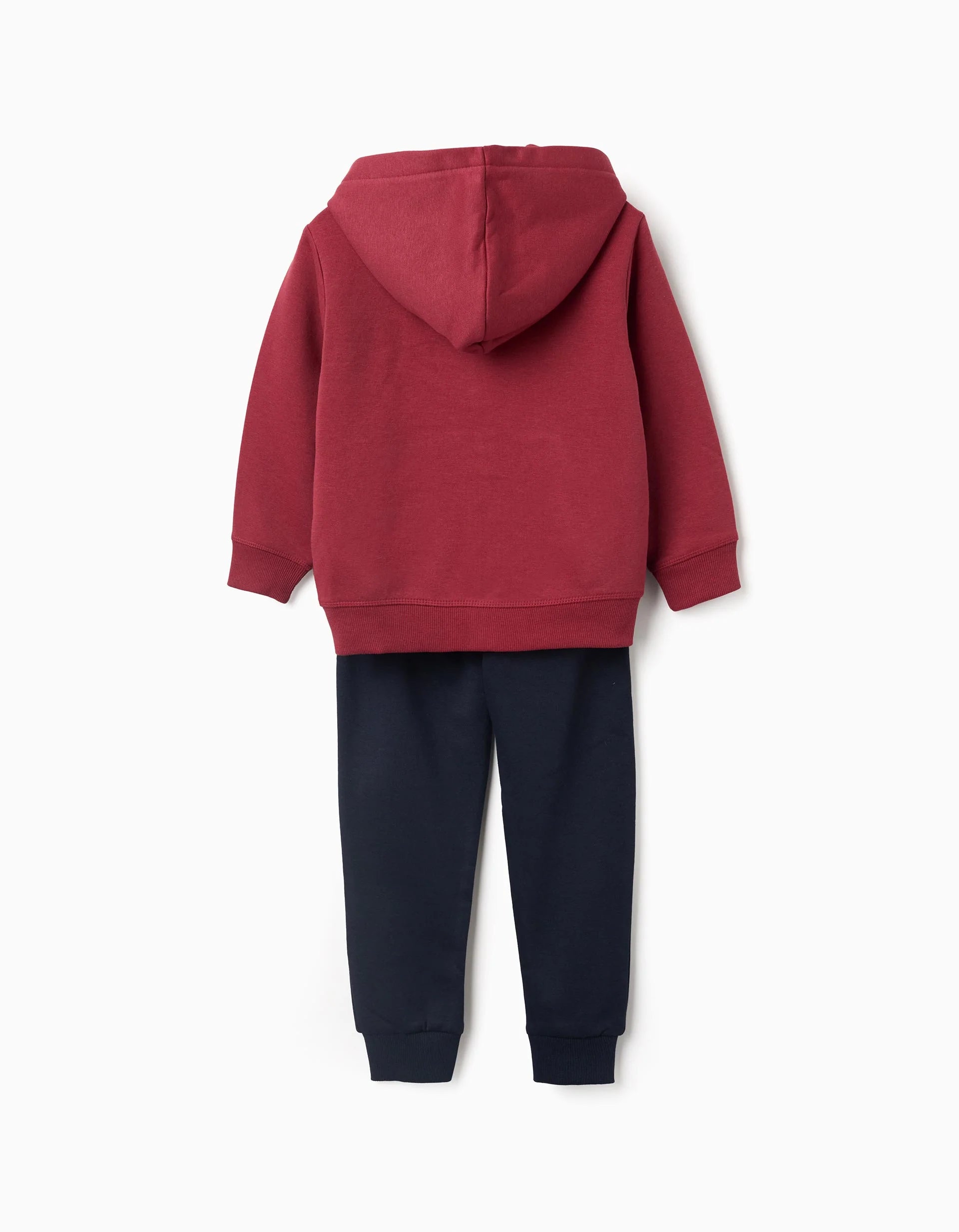 Boys' Cardigan + Trousers Set, Red/Blue