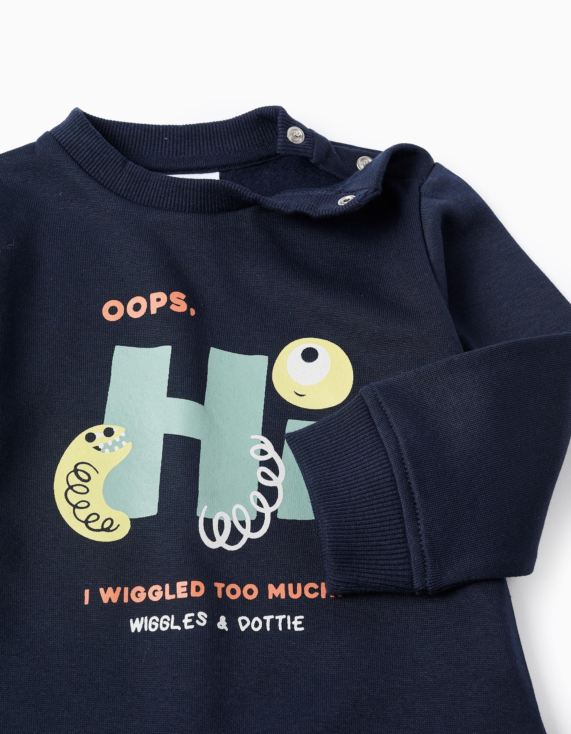Baby Boy's 'Hi' Brushed Sweatshirt