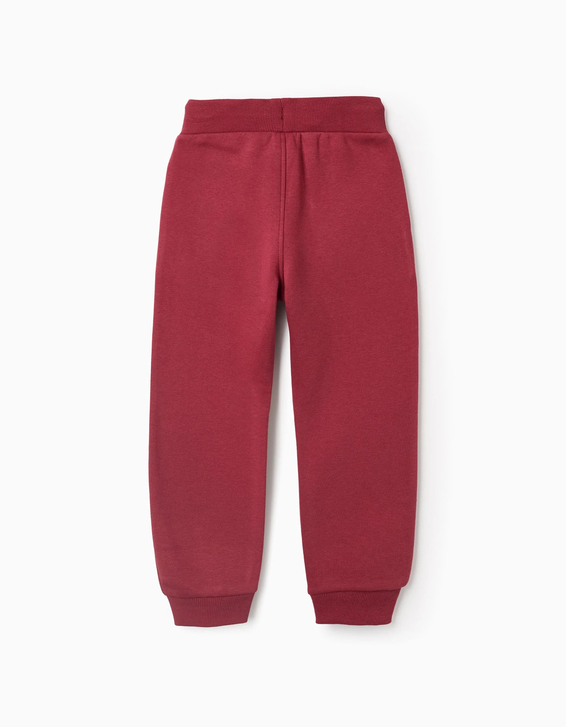 Boys' Stockholm Brushed Joggers, Dark Red