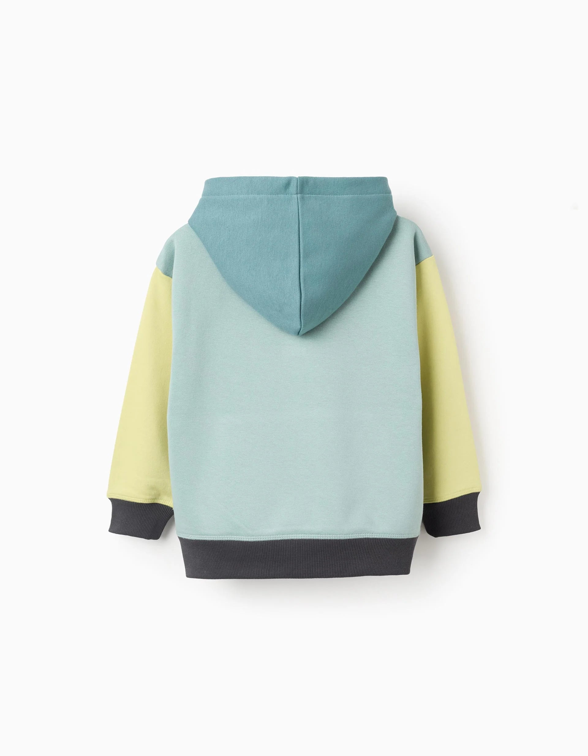 Boys' HoodGreen/Yellow/Grayed Sweatshirt,