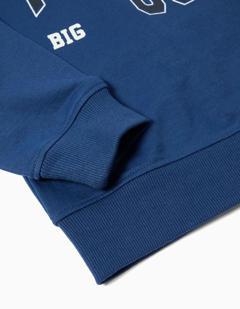 Dark Blue Boys' Plush Sweatshirt