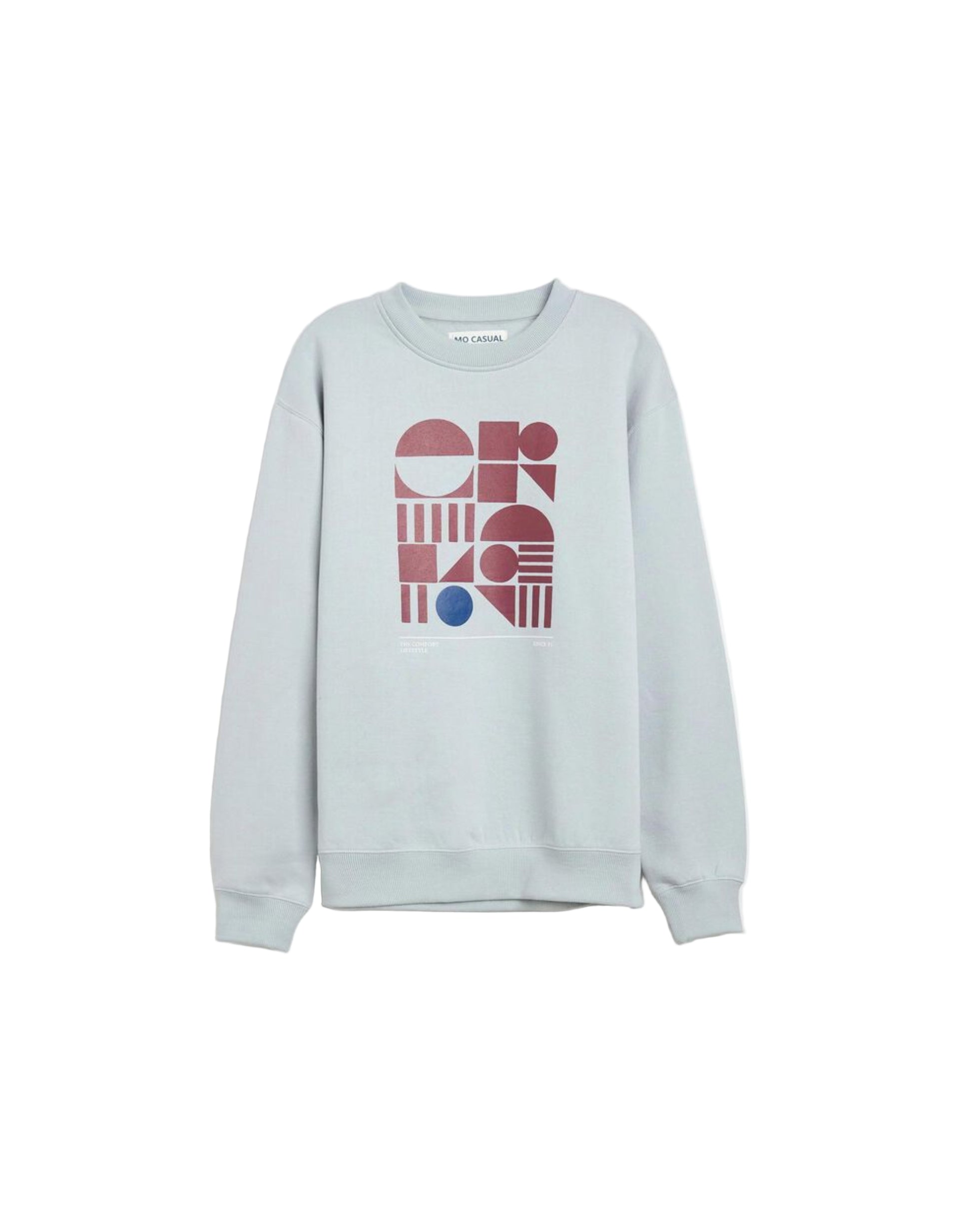 Men's Blue Plush Sweatshirt
