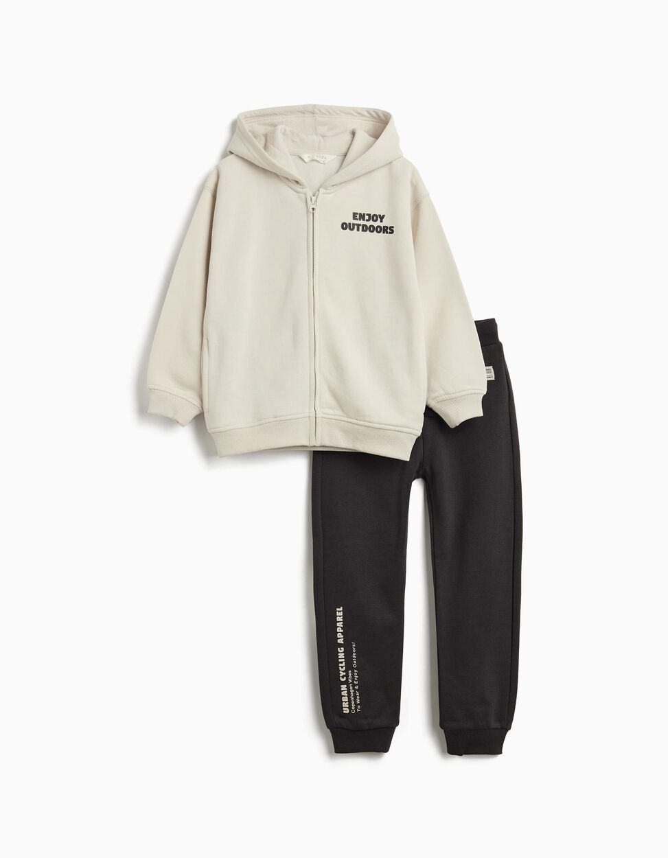 Jogging Set, Boy, Gray