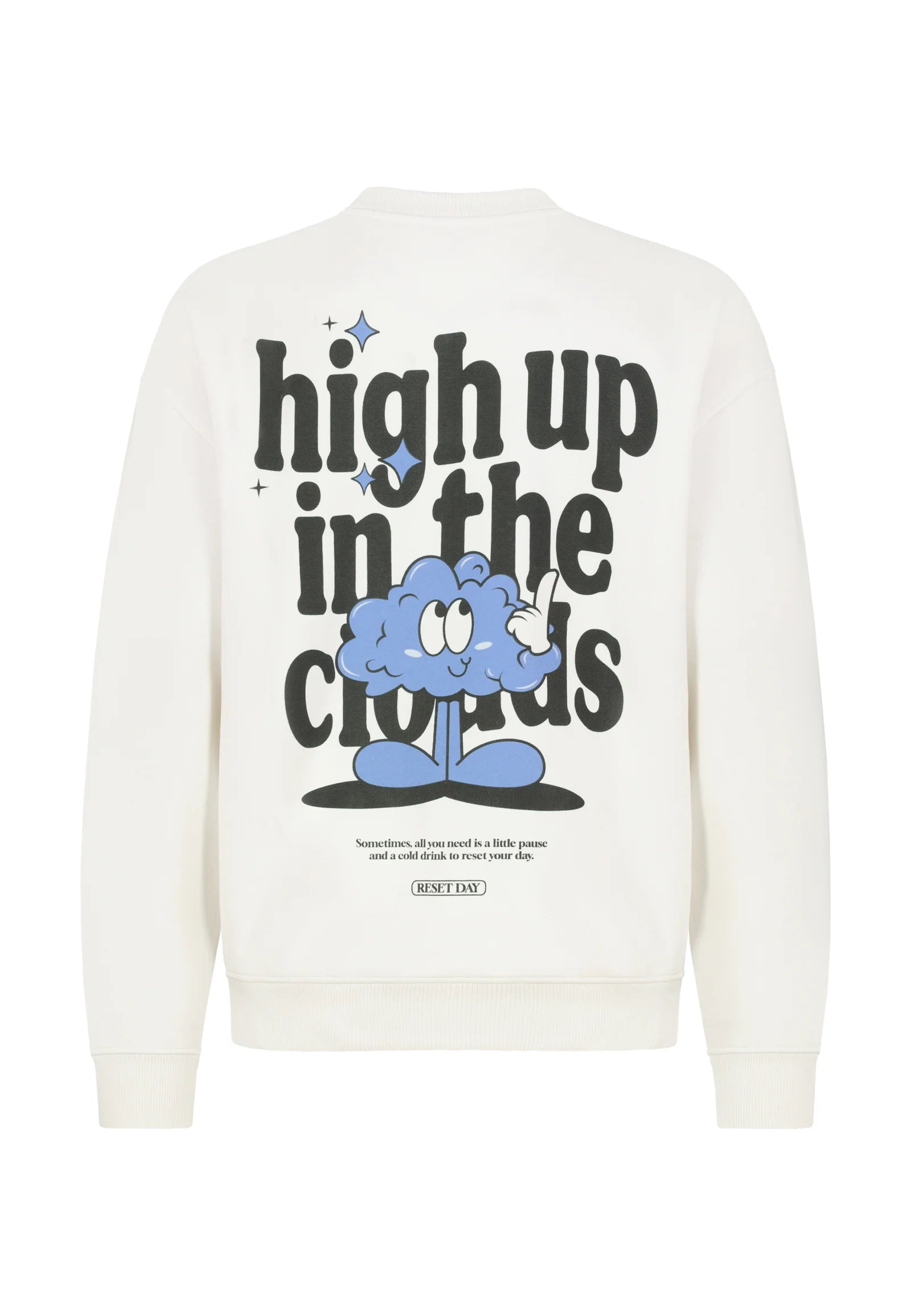 MIT MOTIVIERENDEN PRINT - Sweatshirt - white