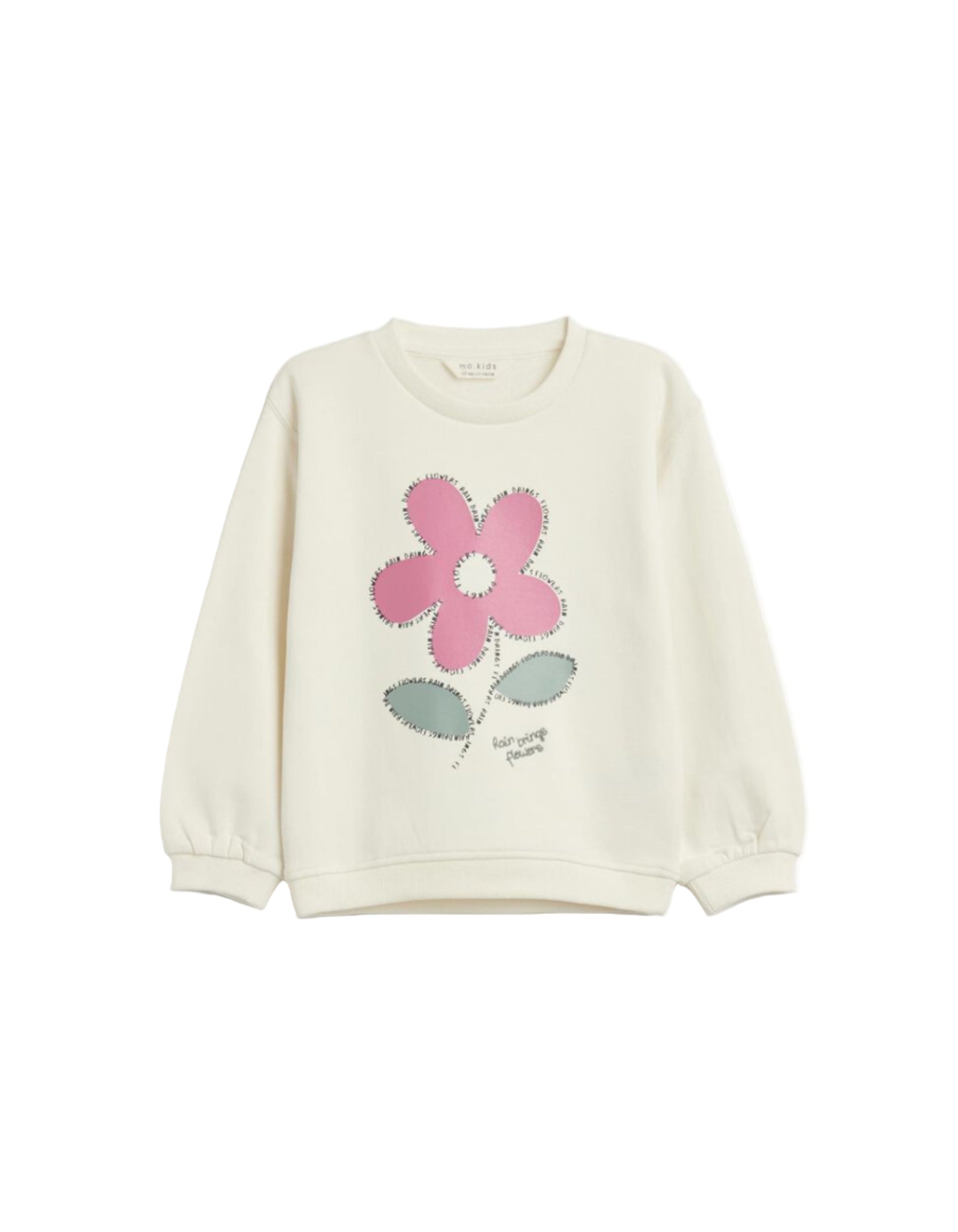 White Girl's Plush Sweatshirt