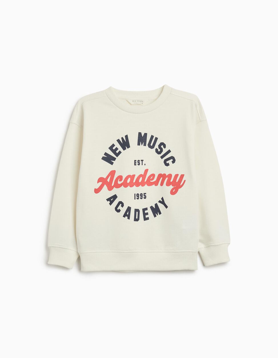 White Plush Sweatshirt for Boys