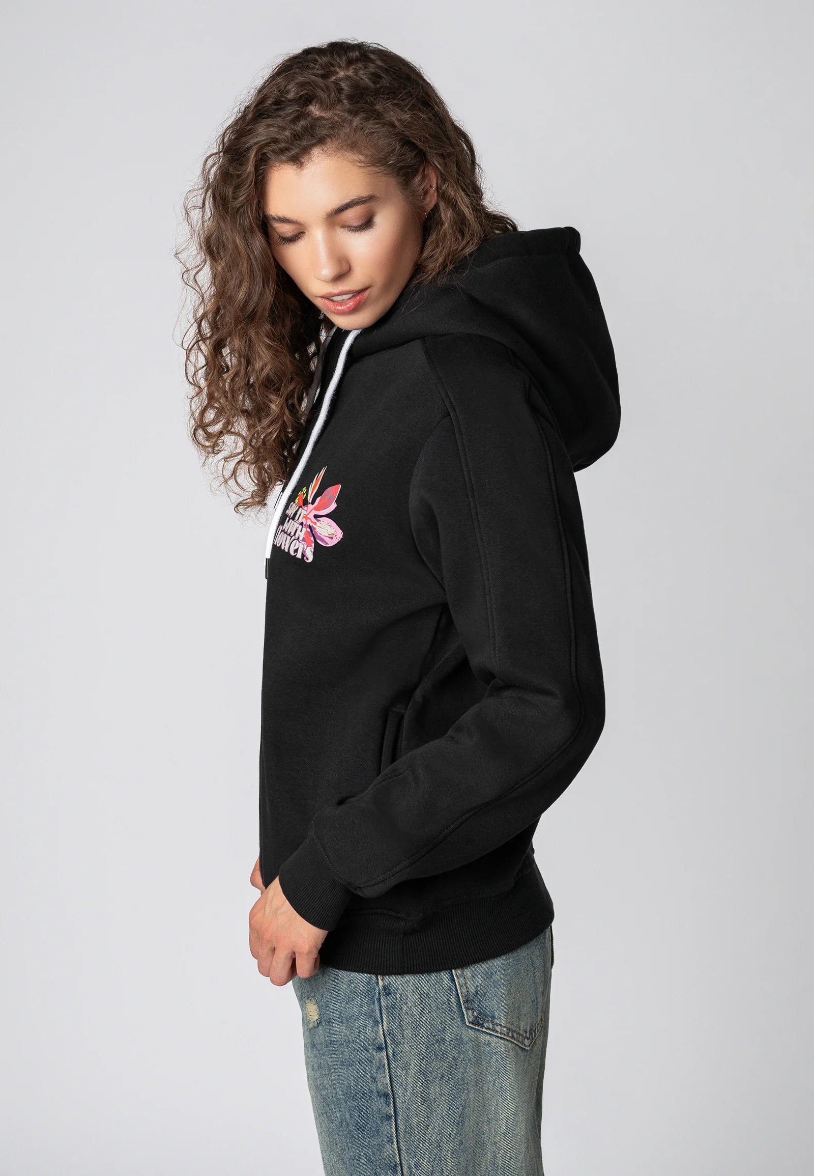 Sublevel MIT FLOWERPRINTS Premium Hoodie