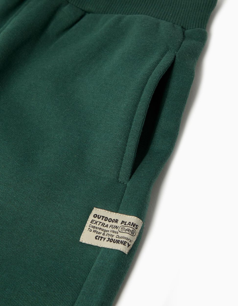 Jogging Pants, Boy, Dark Green