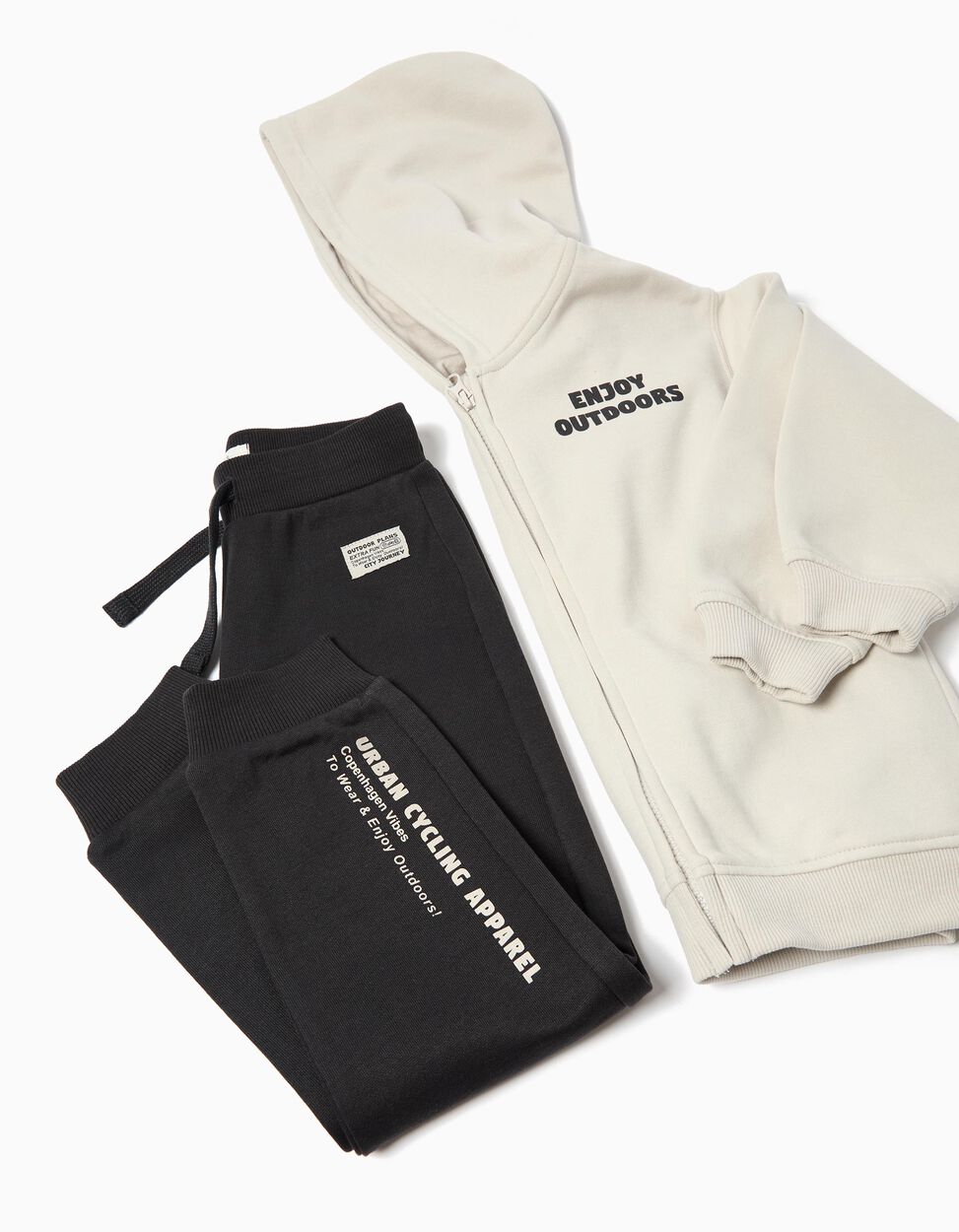 Jogging Set, Boy, Gray