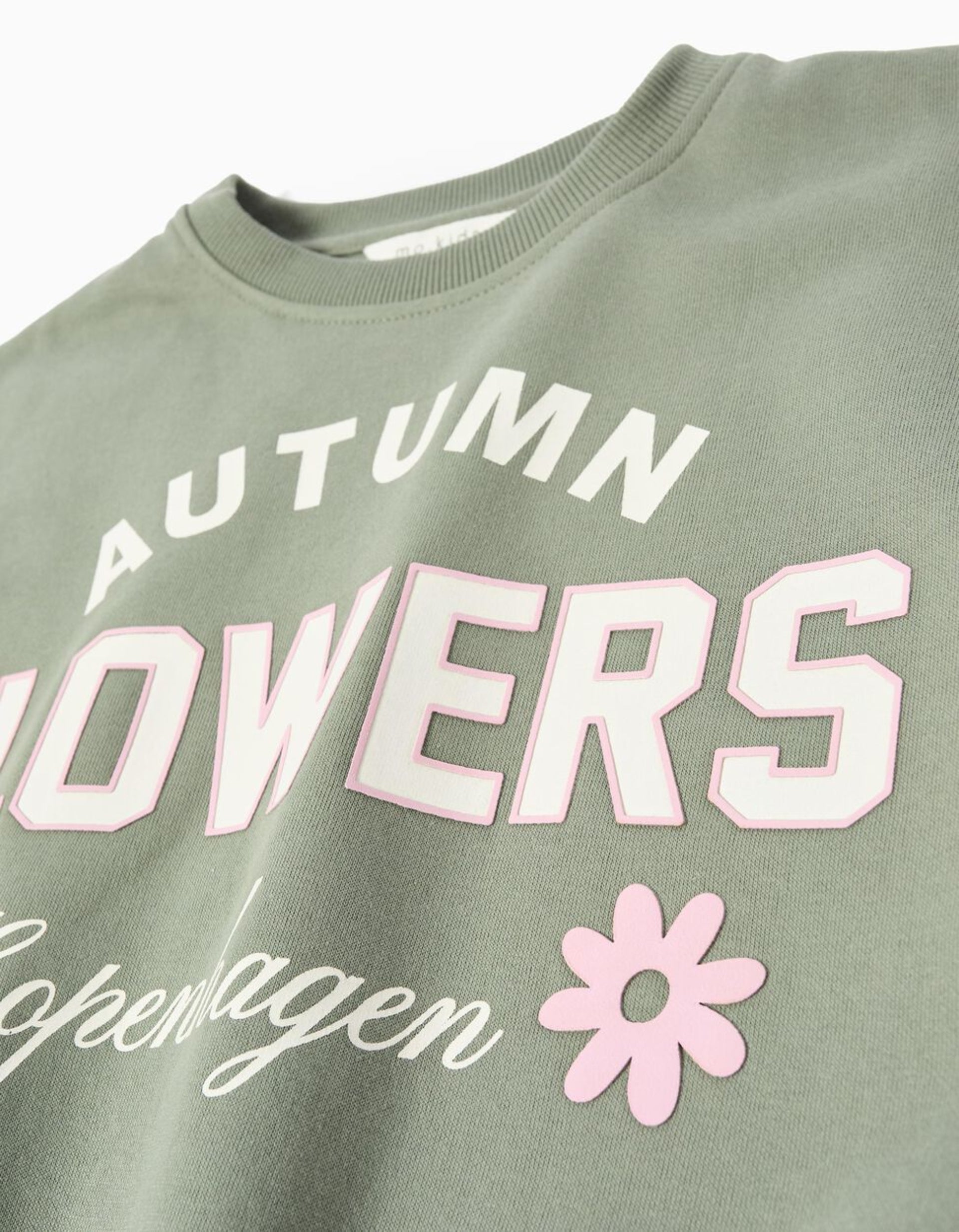 Girl's Plush Sweatshirt, Light Green