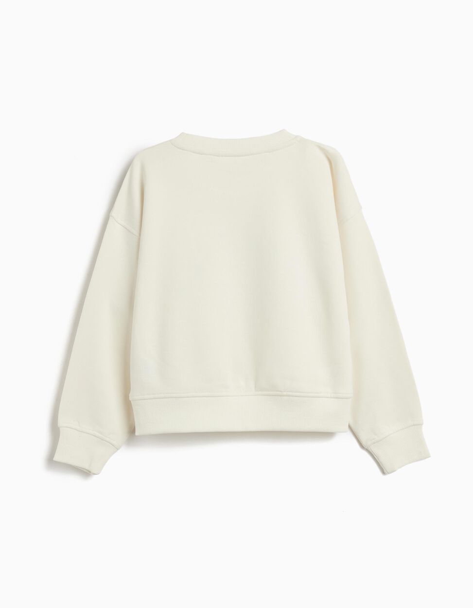 White Girl's Plush Sweatshirt