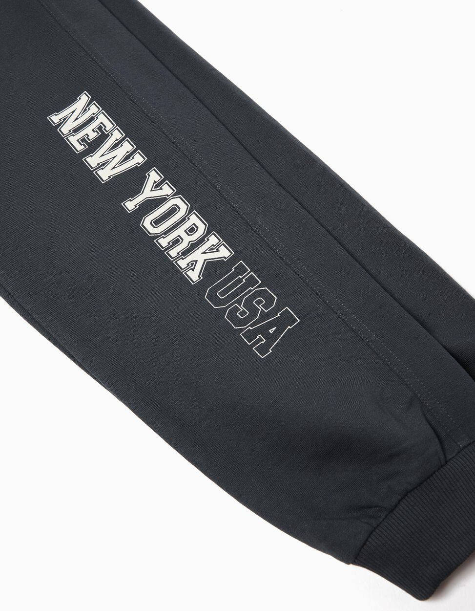 Boys' Plush Jogging Pants, Dark Gray