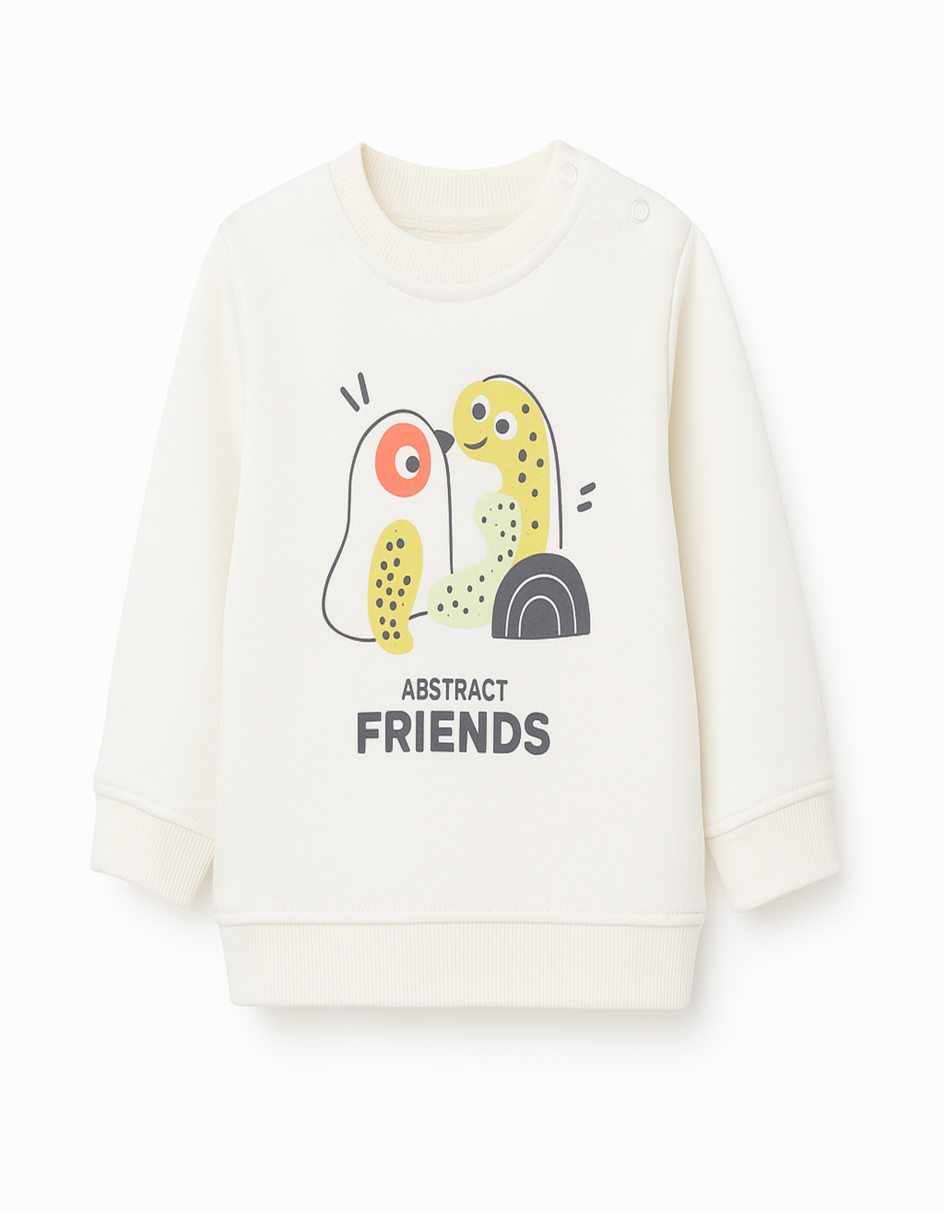 'Friends' Baby Boy's Fleece , White