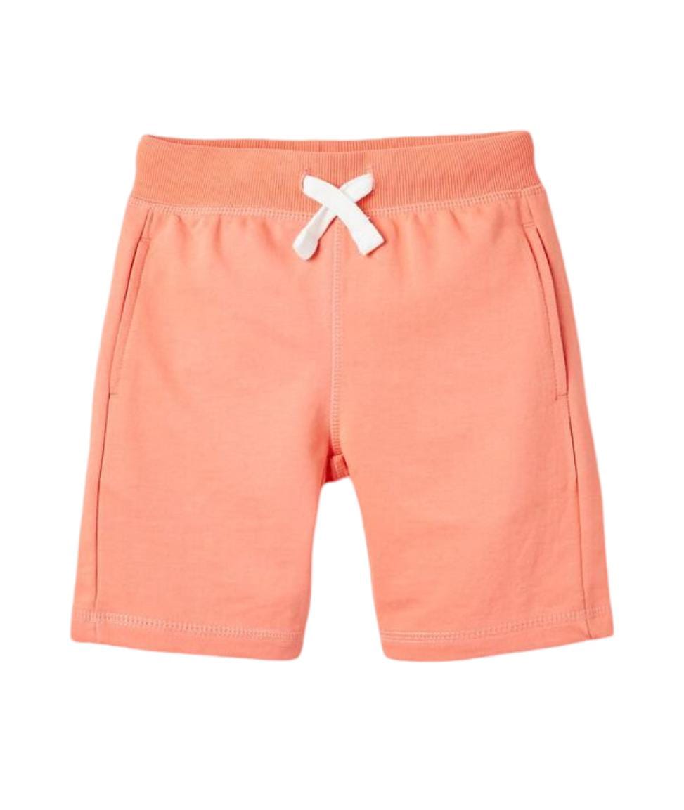 COTTON SHORTS FOR BOYS, CORAL