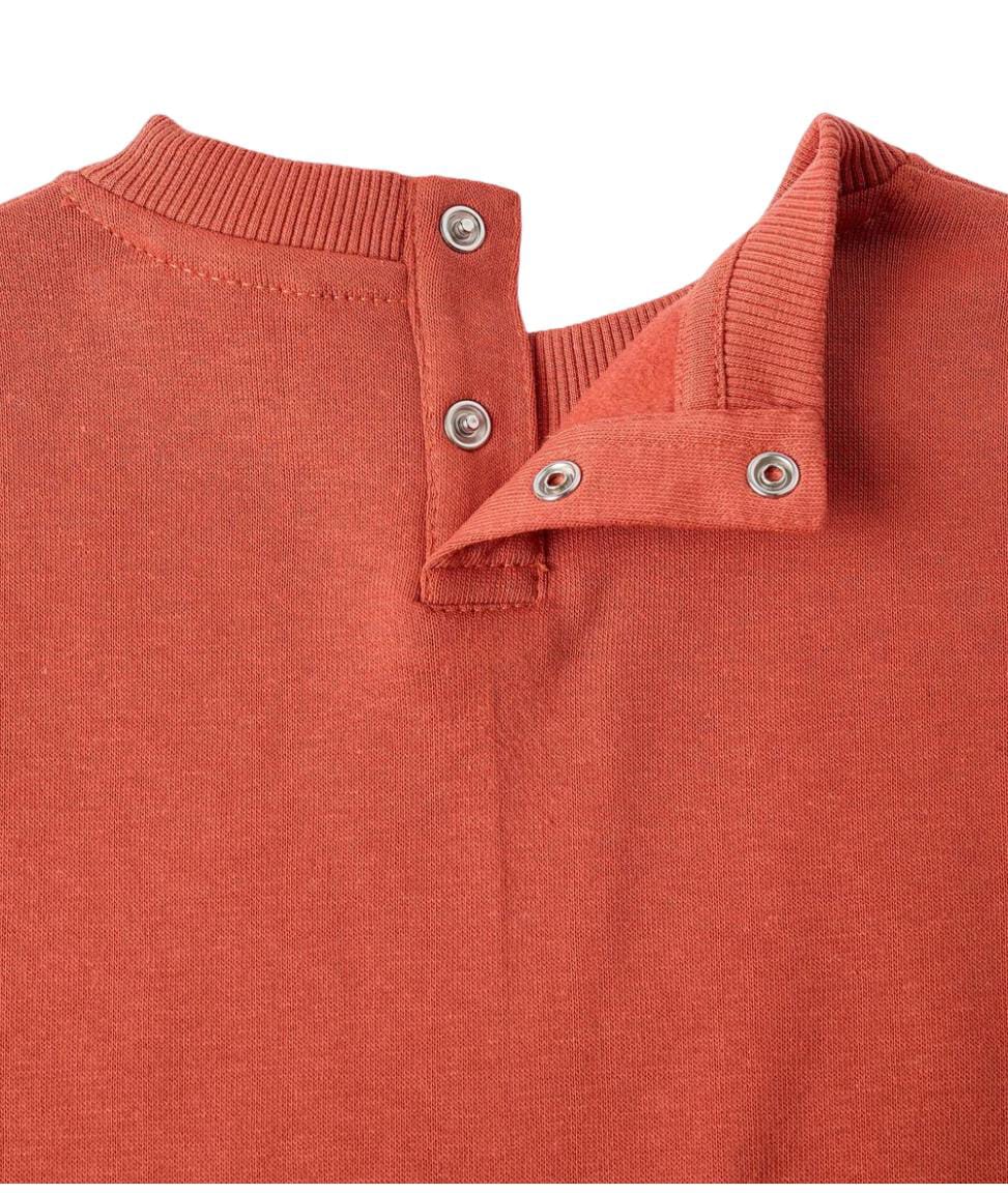 Fleece Sweatshirt for Baby Boys 'Fix', Orange