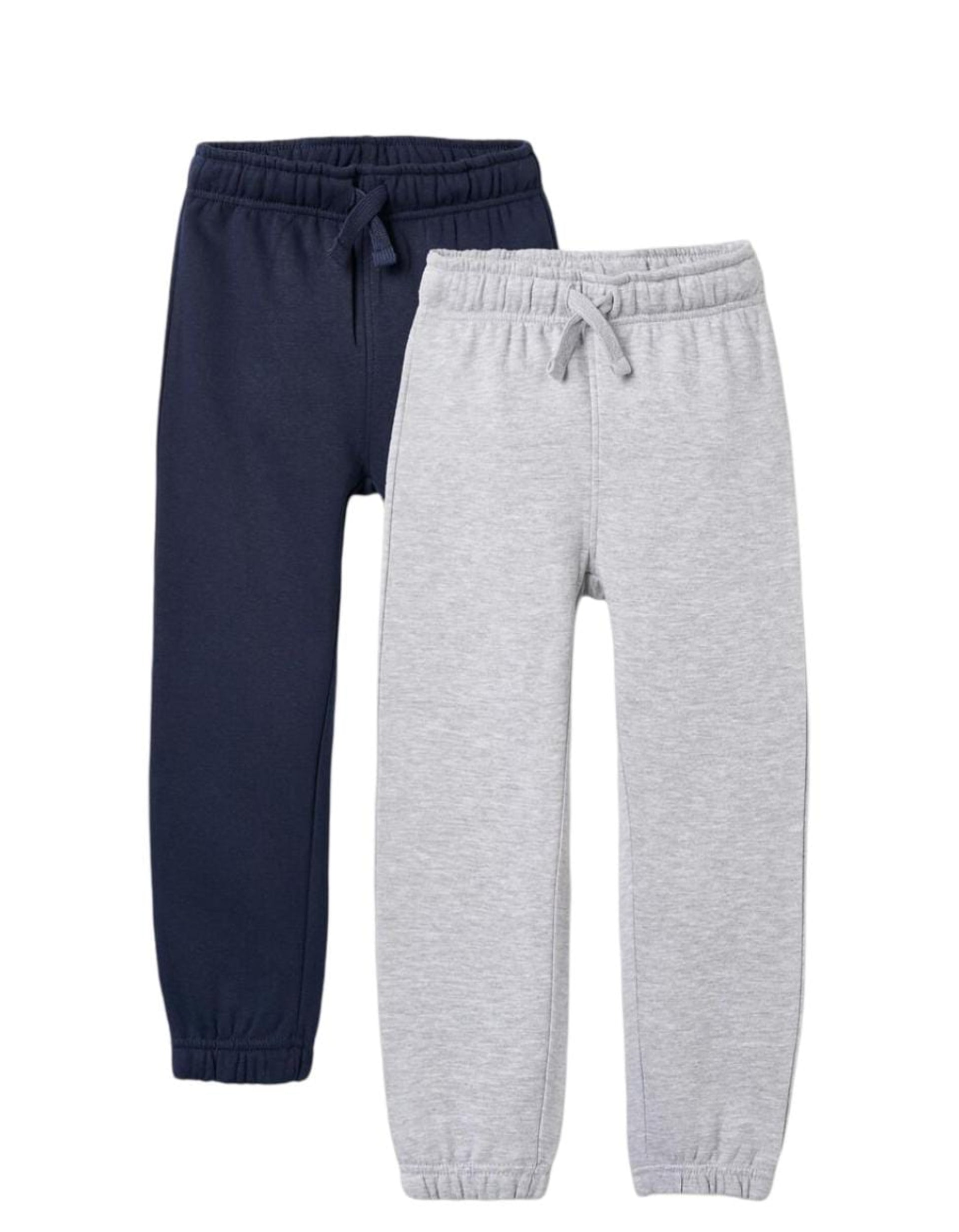 Pack of 2 Joggers for Boys, Grey/Dark Blue