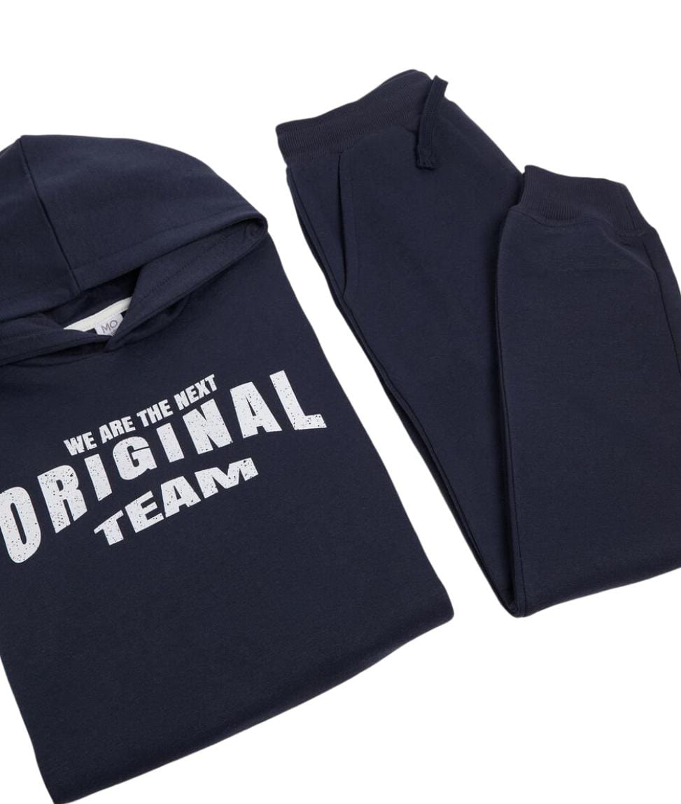 Hooded Tracksuit, Boy, Dark Blue