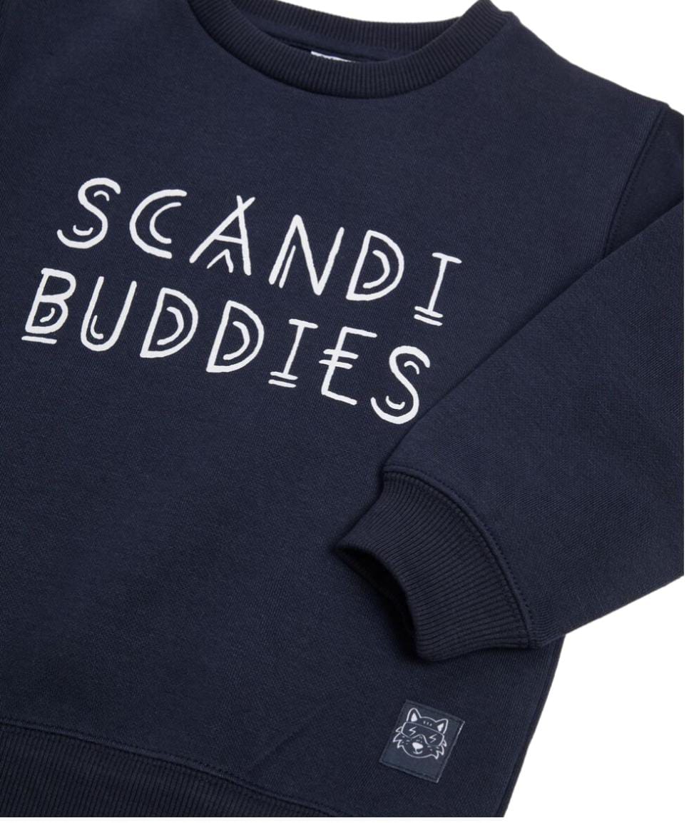 Baby Boy's Plush Sweatshirt, Dark Blue