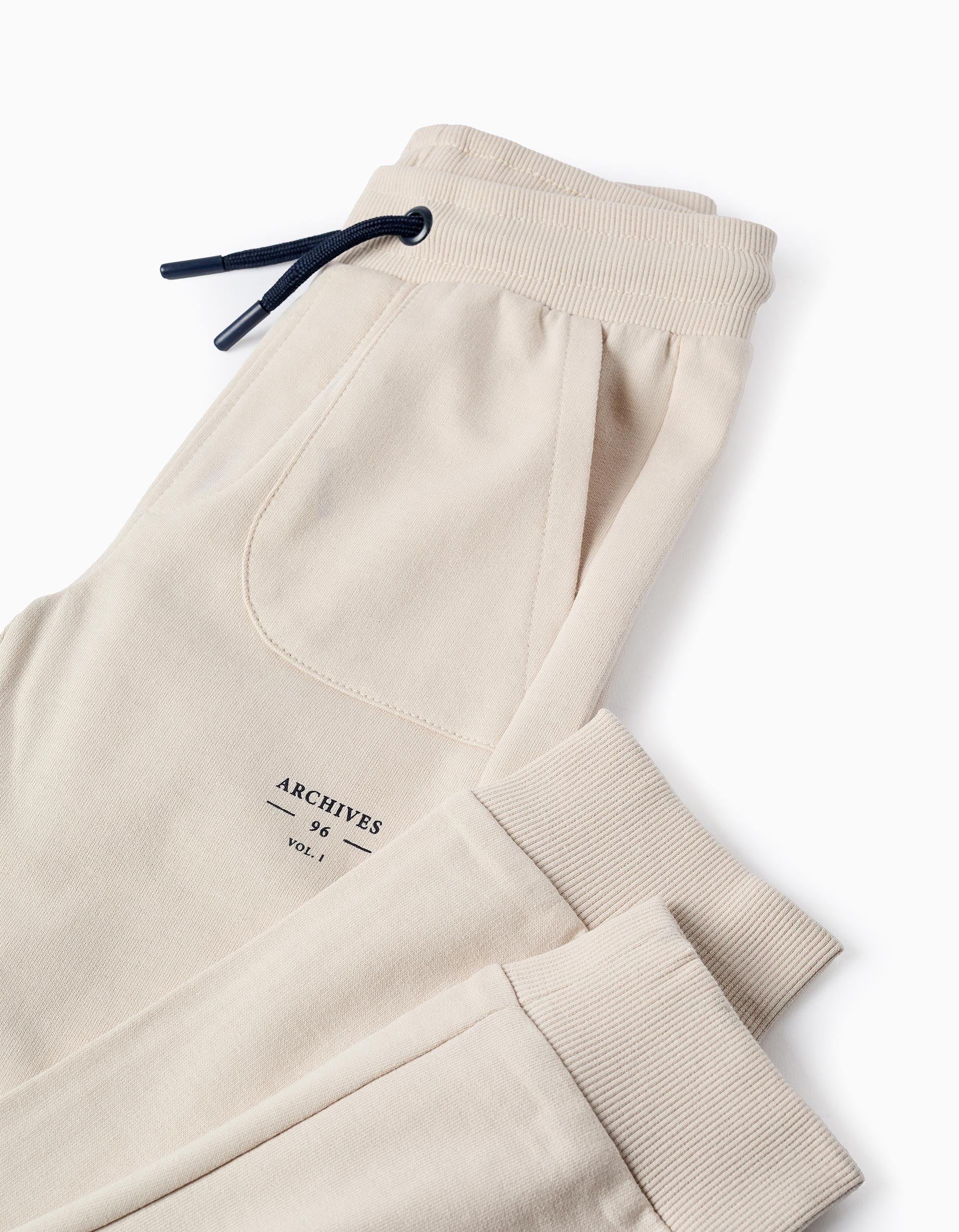 Boys' 'Archives 96' Joggers, Beige