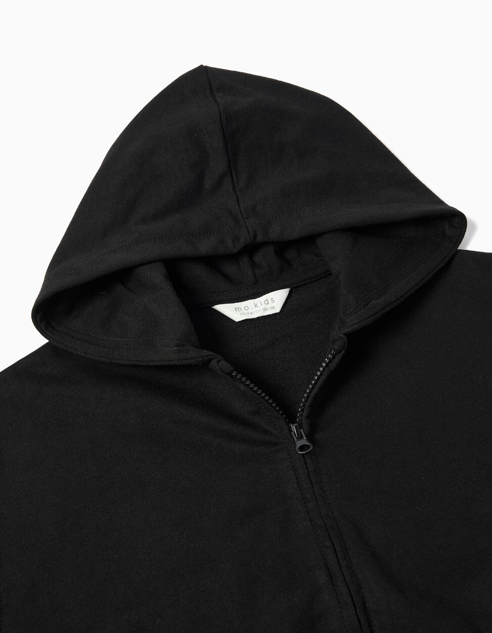 Hooded Jacket, Girl, Black