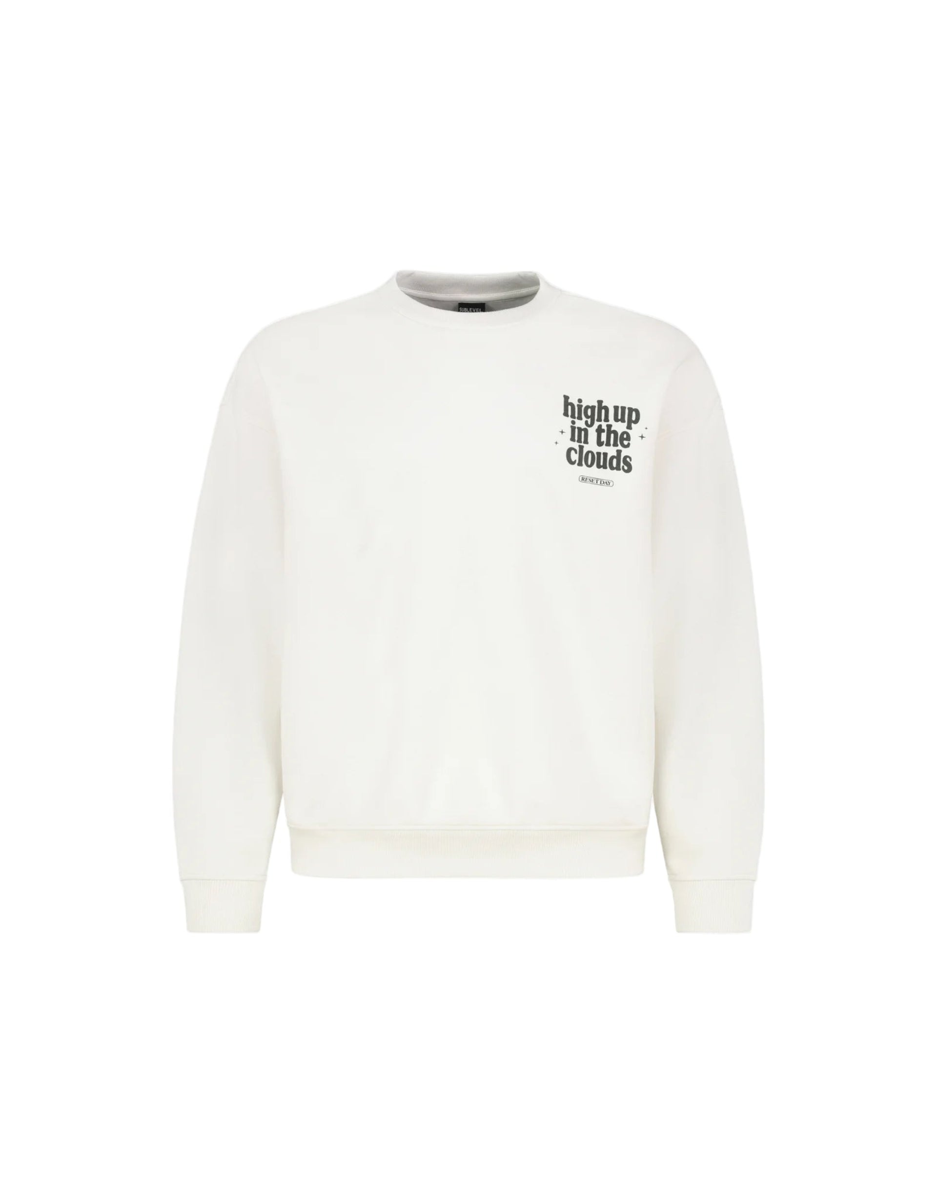 MIT MOTIVIERENDEN PRINT - Sweatshirt - white