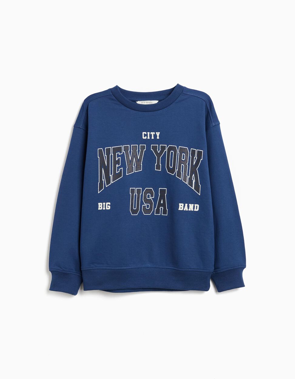 Dark Blue Boys' Plush Sweatshirt