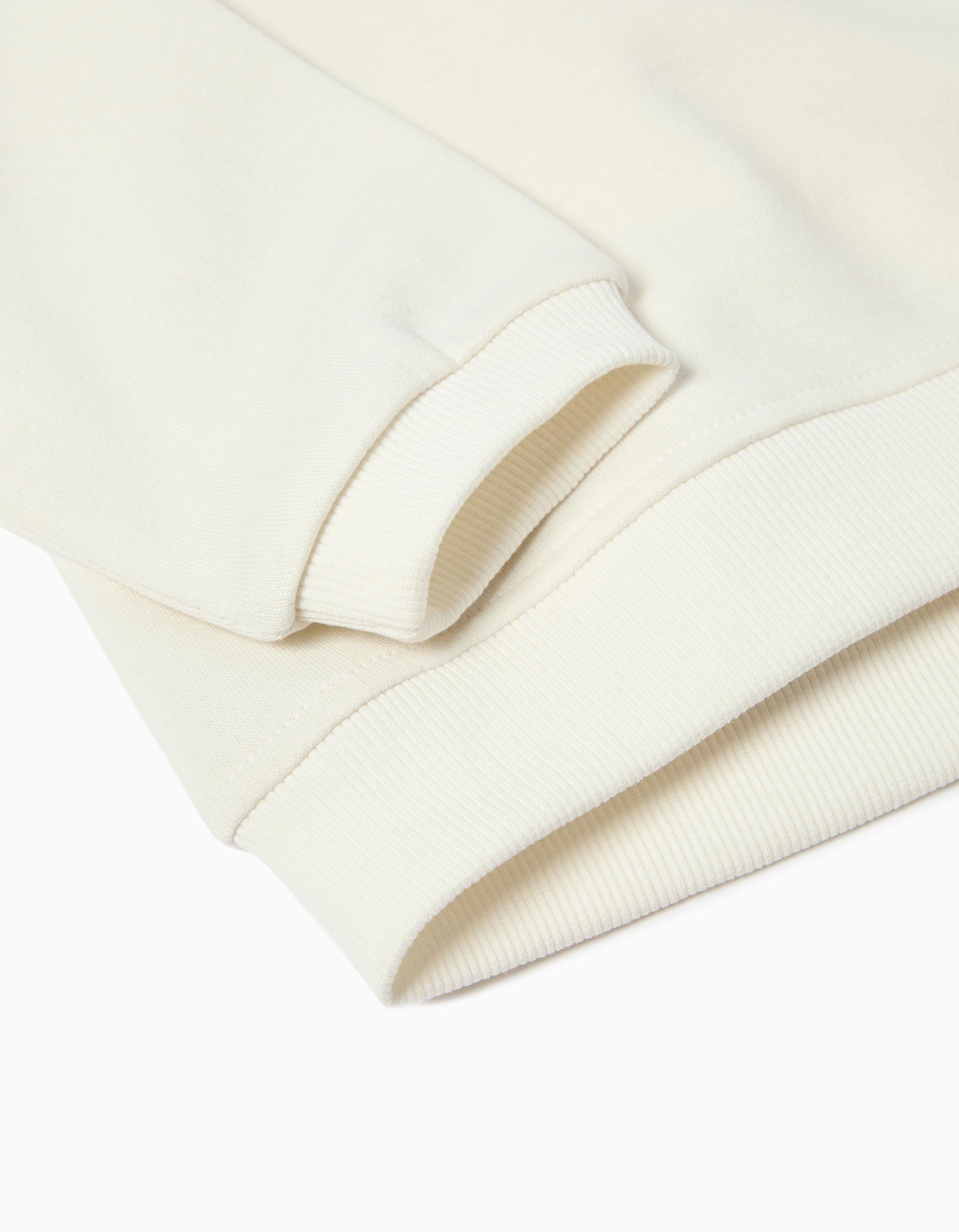 White Girl's Plush Sweatshirt