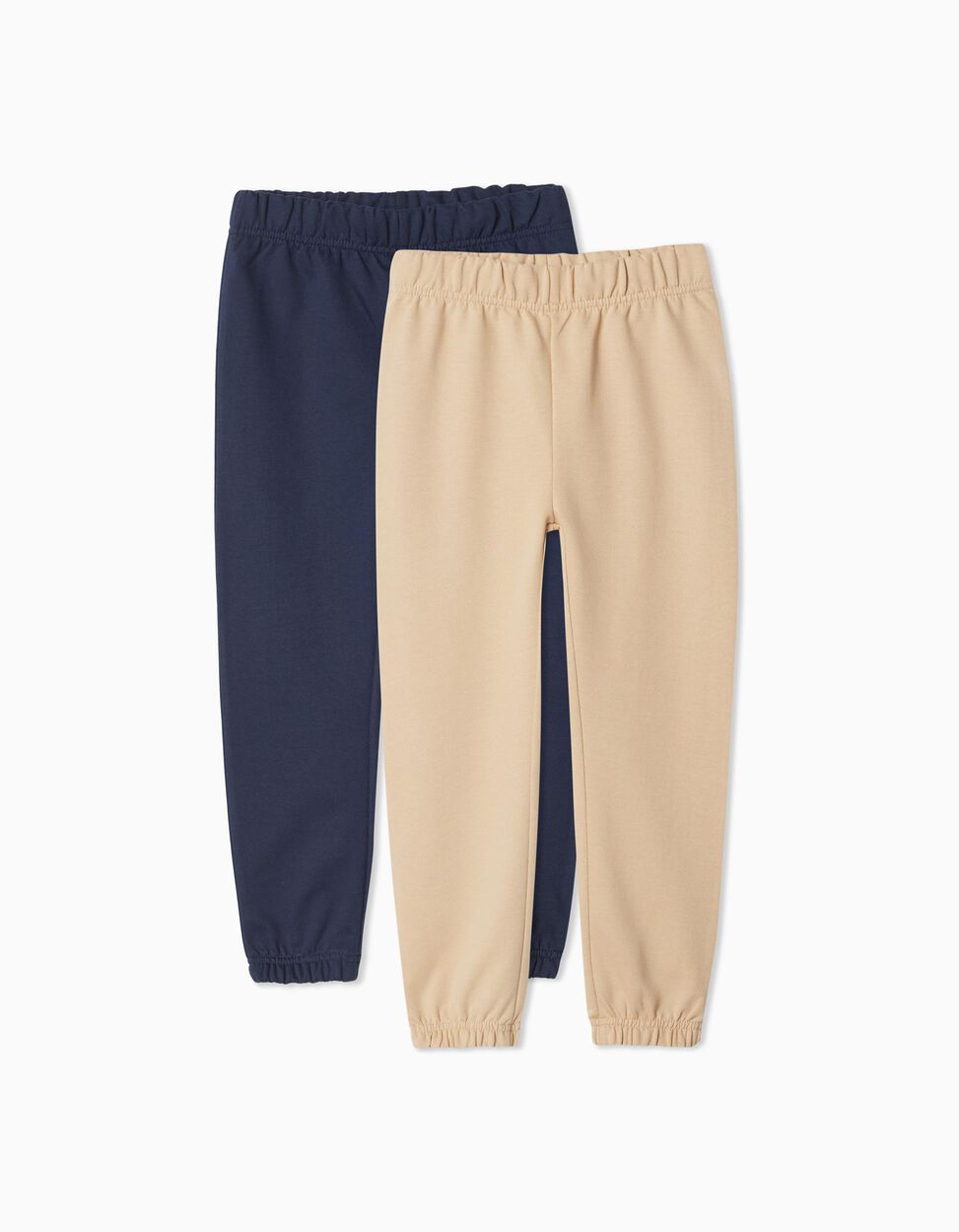 Pack 2 Felpa Joggers, Boy, Dark Navy/Beige