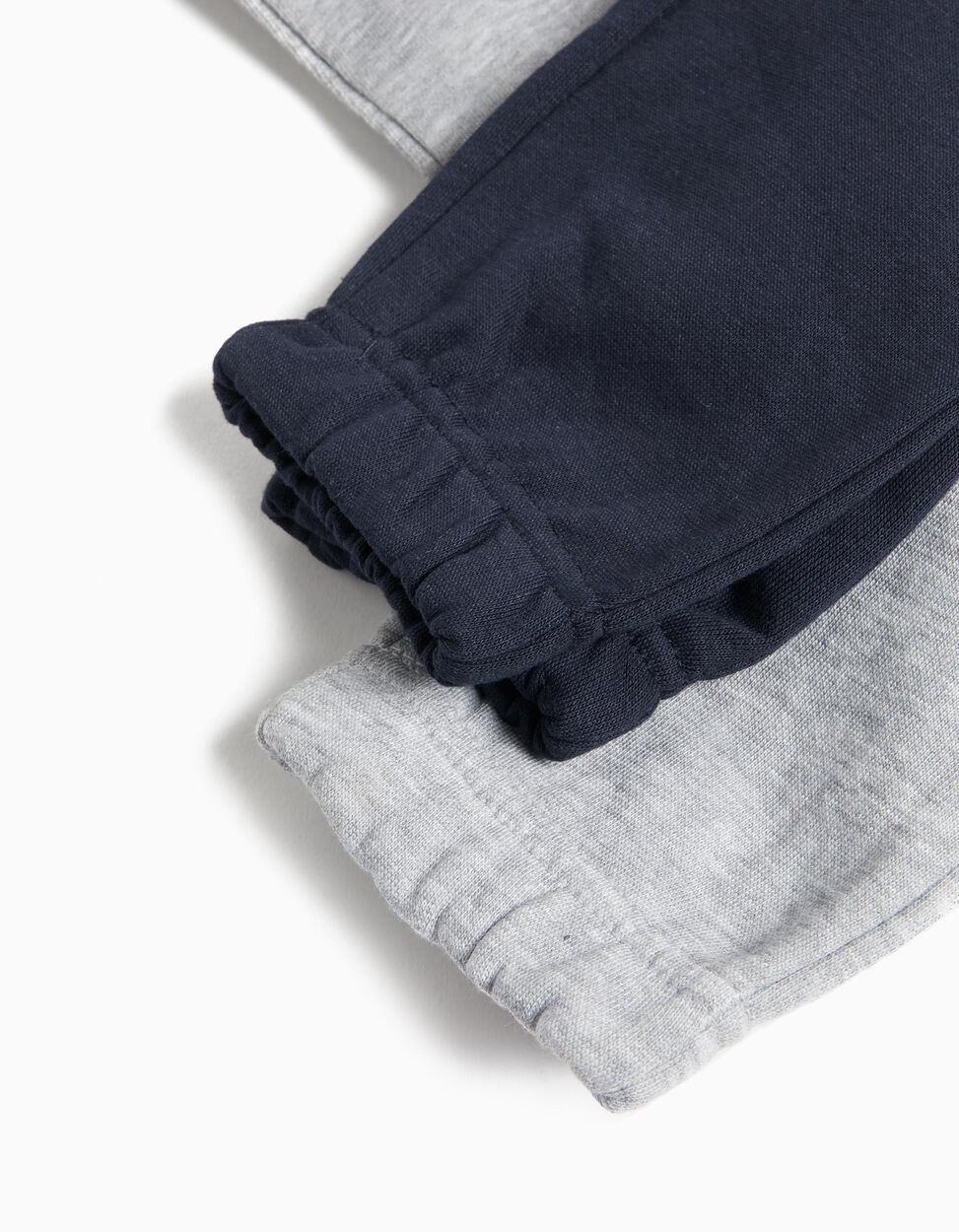 Pack 2 Joggers, Boy, Dark Navy/Gray