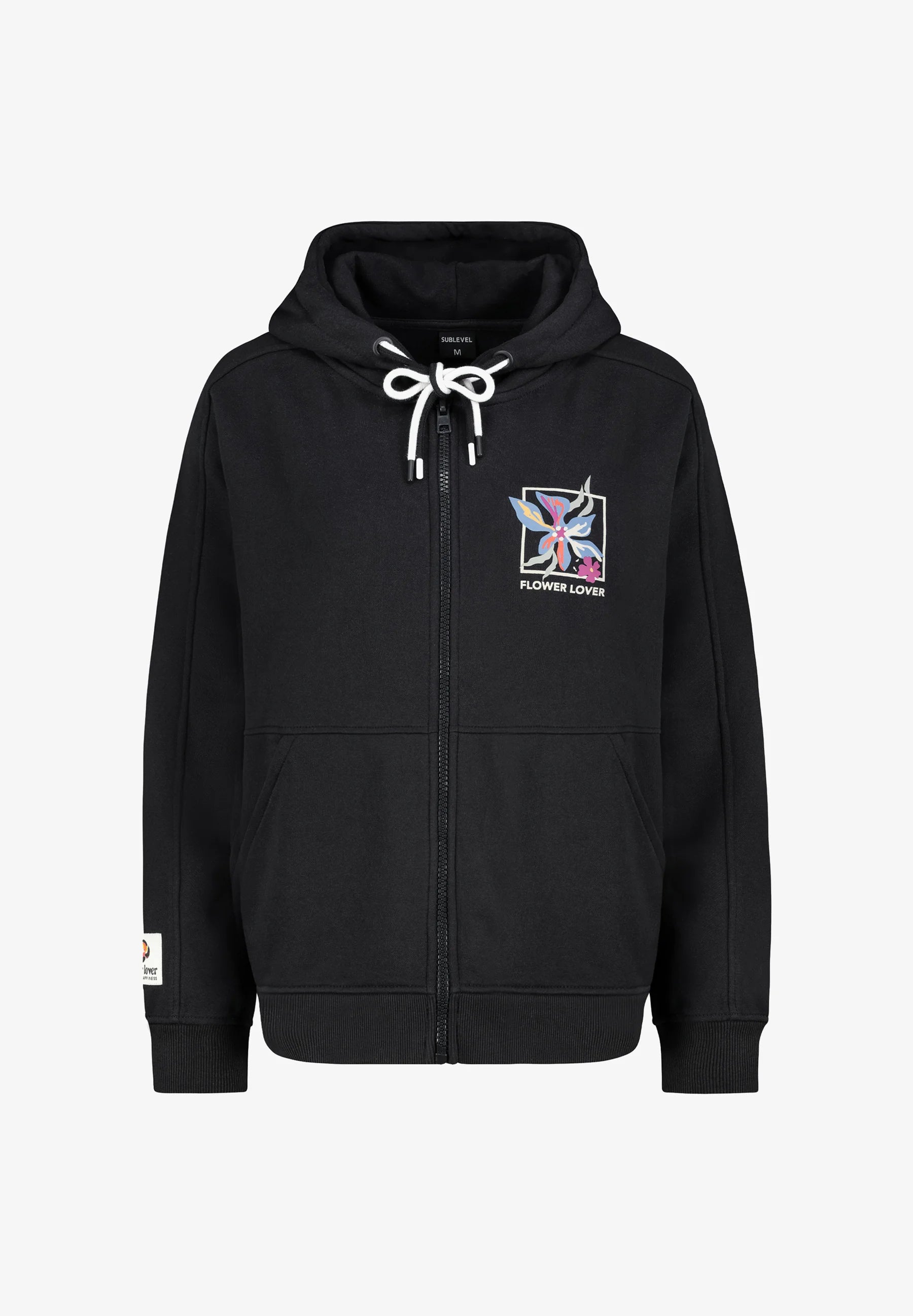 Sublevel MIT BLUMENPRINTS Premium Zip-up Hoodie