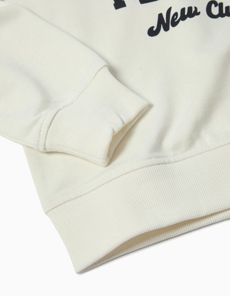 Fleece Sweatshirt, Boy, Raw