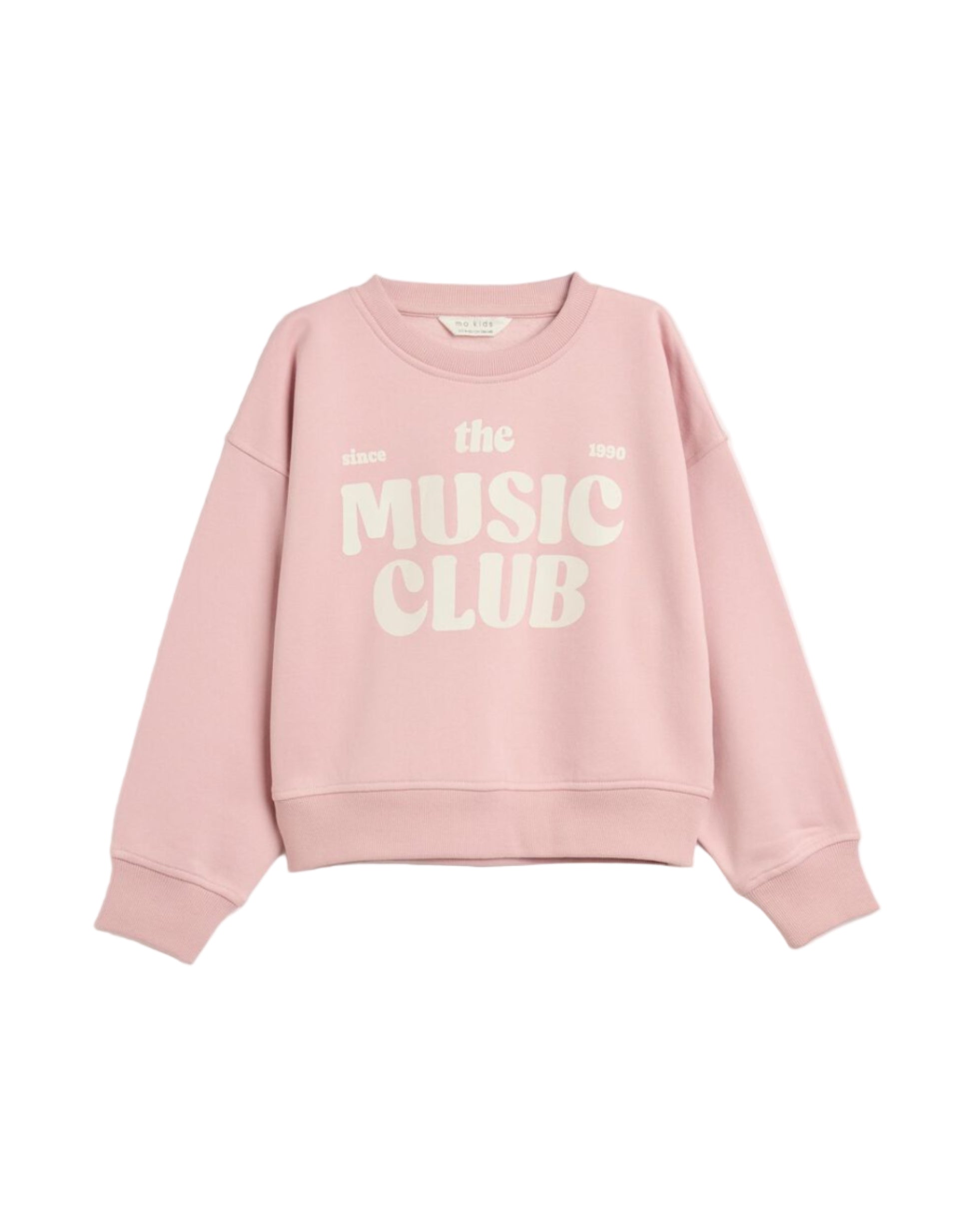 Girl's Plush Sweatshirt, Light Pink