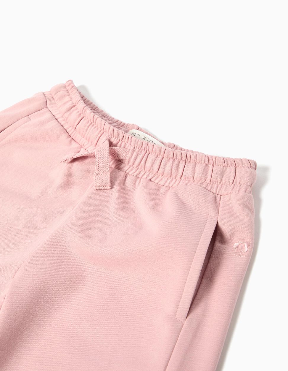 Girls' Plush Joggers, Light Pink