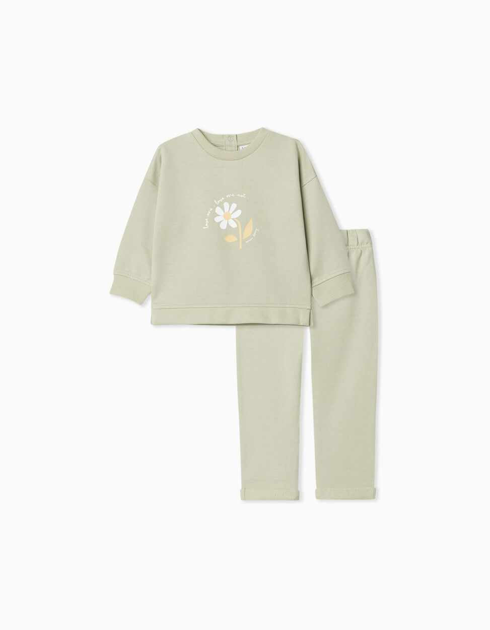 Tracksuit, Baby Girl, Light Green