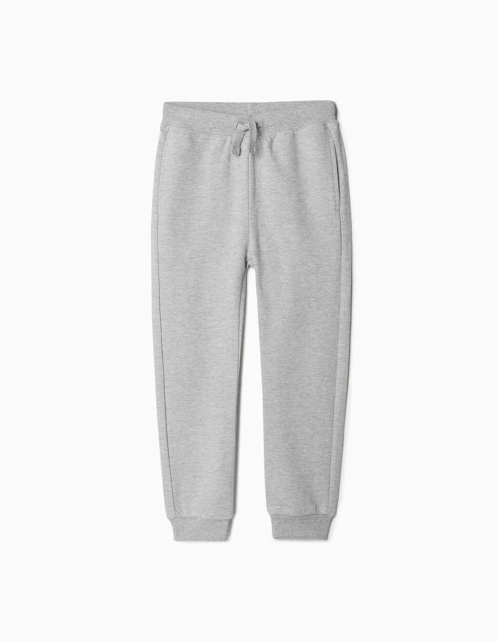 Boys' Plush Joggers, Grey