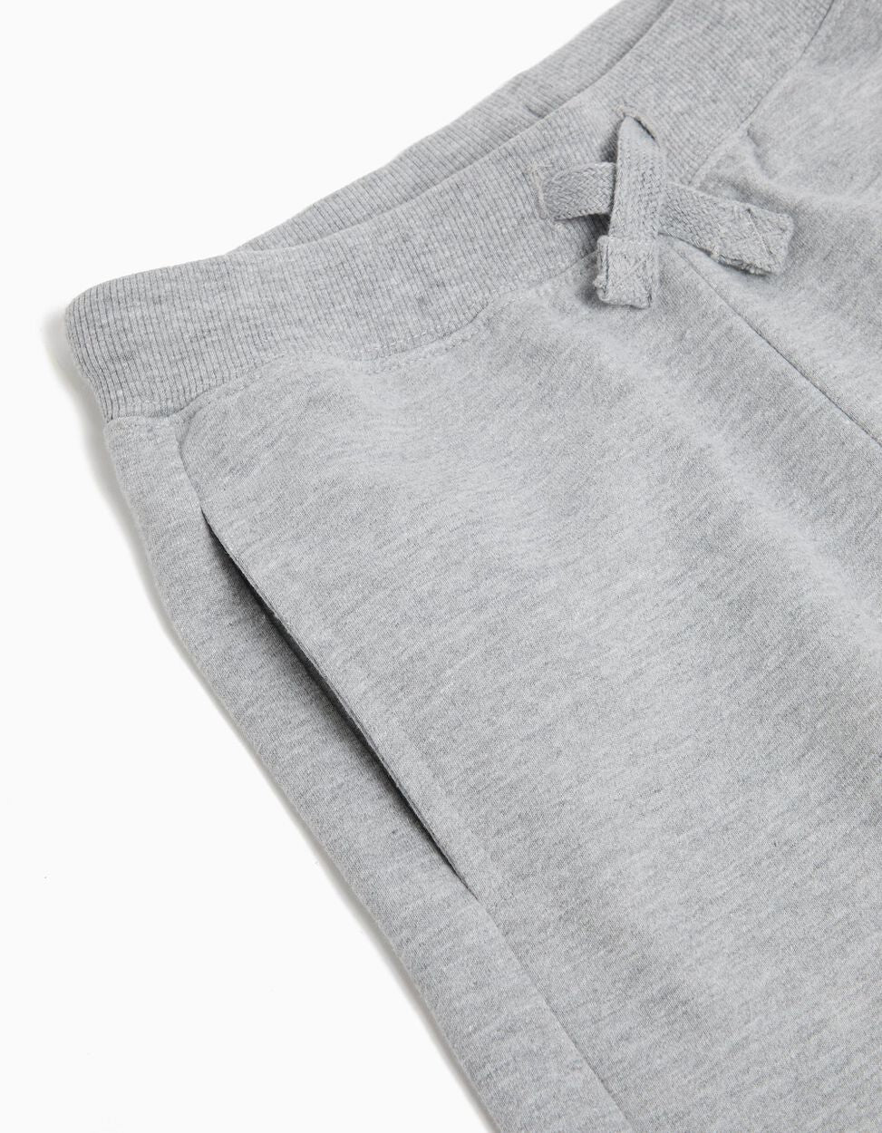 Boys' Plush Joggers, Grey